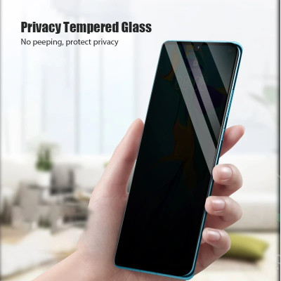   Скрийн протектор от закалено стъкло DIAMOND PRIVACY ANTI-SPY 3D FULL SCREEN Full Glue за Huawei P30 Pro VOG-L29 с черен кант 